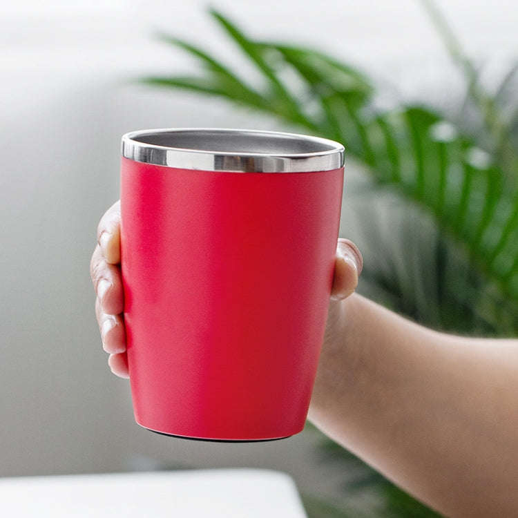 Portable Coffee Beans Grinder Home Hand-Cranked Coffee Machine Stainless Steel Grinder(Red)