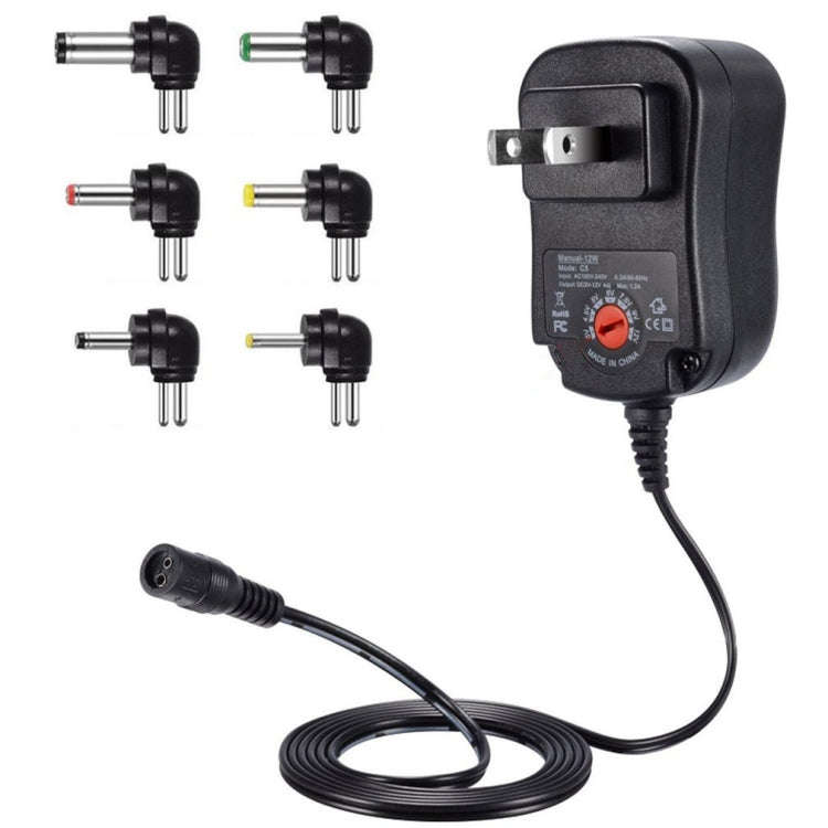 C5 3-12V 12W Adjustable Voltage Regulated Switch Power Supply Power Adapter Multifunction Charger...