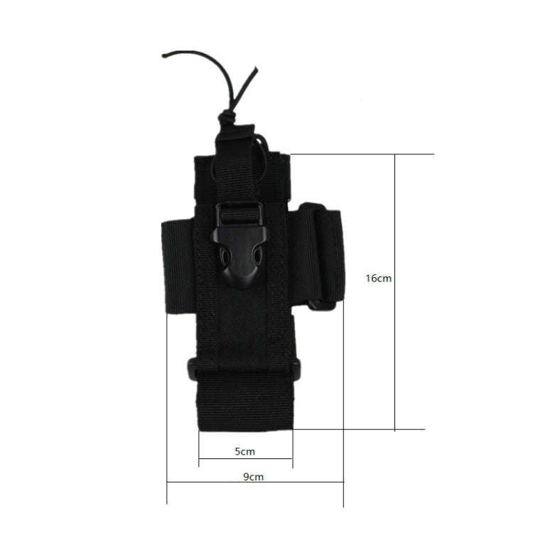 Outdoor Walkie Talkie Bag Mobile Phone Bag Mini Waist Bag Free Size(Military)