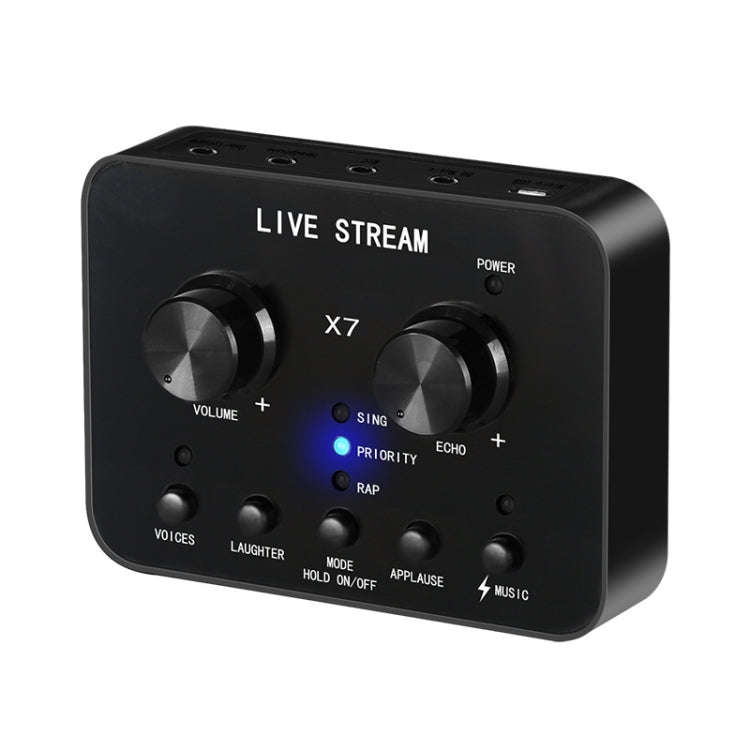X7 Sound Card Voice Changer Mobile Phone And Computer Compatible With External Electronic Voice C...