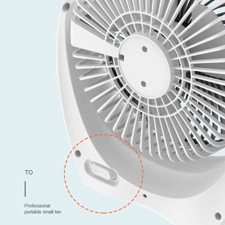 USB Desktop Fan Mini Home Dormitory Portable Fan, Colour: U Type (Black)