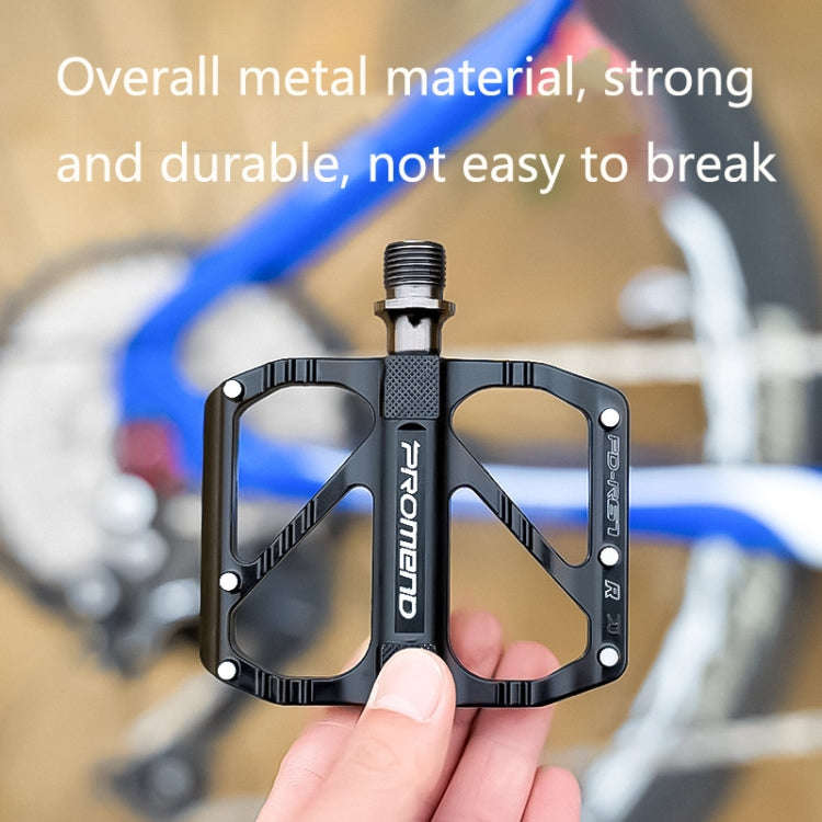 PD-R67 1 Pair PROMEND Bicycle Pedal Road Bike Aluminum Alloy Bearing Quick Release Folding Pedal
