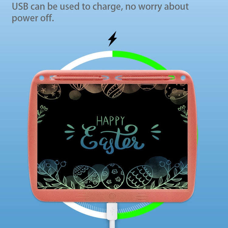 15inch Charging Tablet Doodle Message Double Writing Board LCD Children Drawing Board, Specificat...