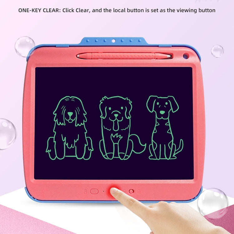 9 Inch Charging LCD Copy Writing Panel Transparent Electronic Writing Board, Specification: Monoc...