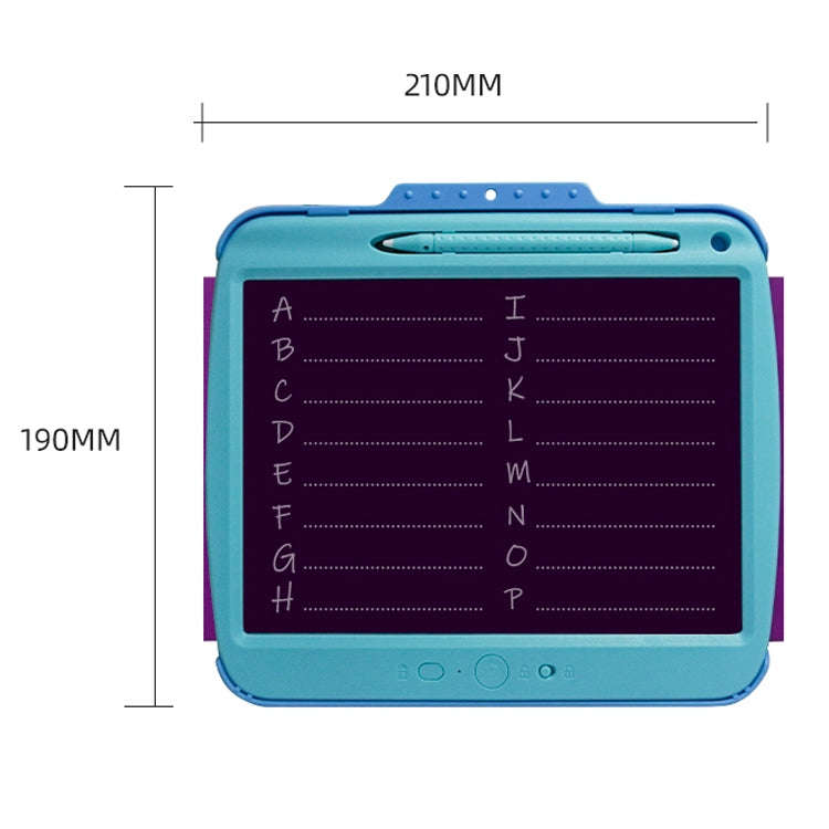 9 Inch Charging LCD Copy Writing Panel Transparent Electronic Writing Board, Specification: Monoc...