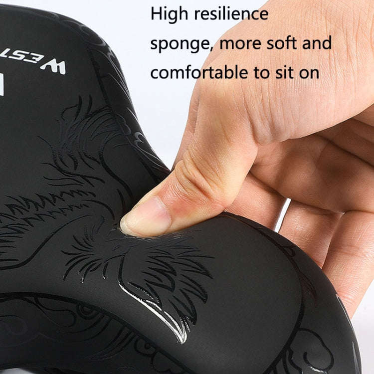 WEST BIKING YP0801122 Bicycle Mountain Bike Large Cushion Leisure And Comfortable Bicycle Saddle(...