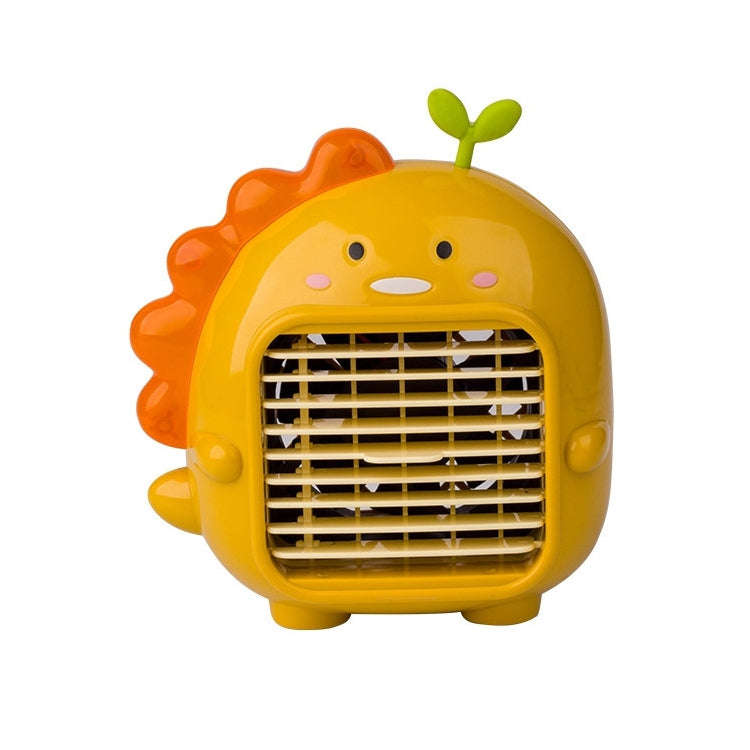 A9 Desktop Dinosaur Fan USB Mini Large Wind Fan(Yellow)