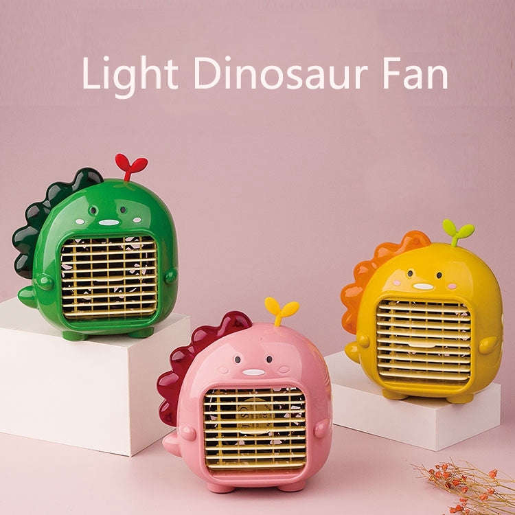A9 Desktop Dinosaur Fan USB Mini Large Wind Fan(Yellow)