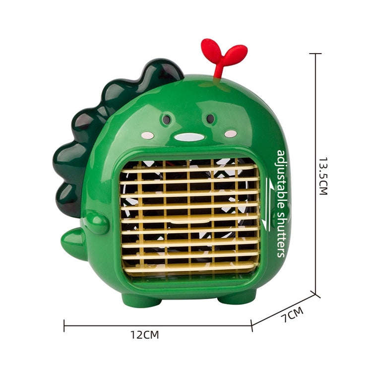 A9 Desktop Dinosaur Fan USB Mini Large Wind Fan(Yellow)
