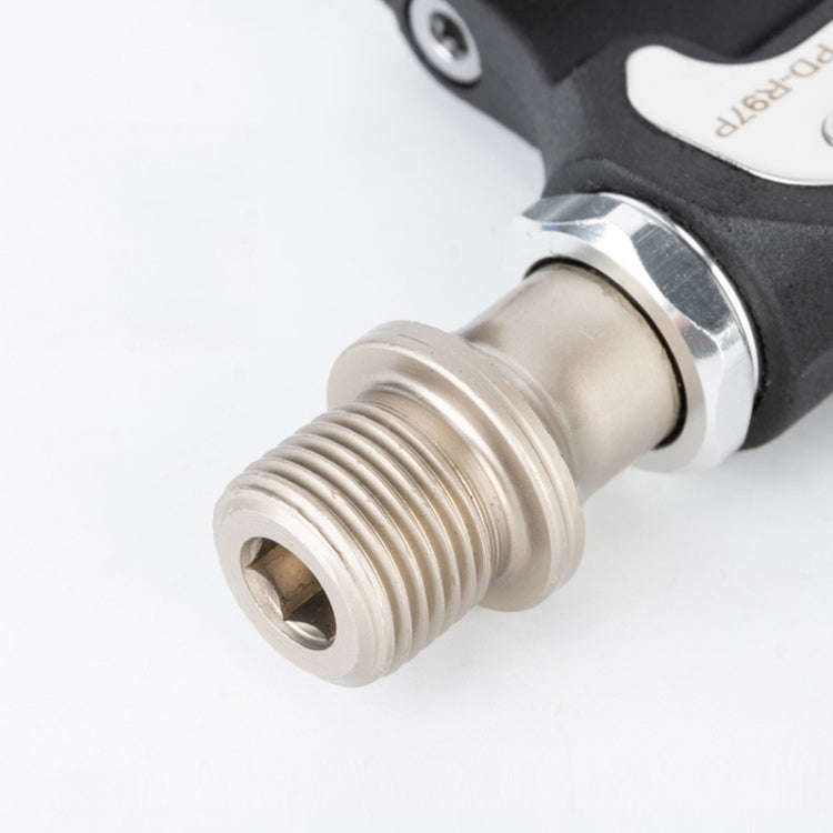 1 Pair PROMEND PD-R97P Bicycle Self-Locking Pedal Road Bike Nylon Lock Pedal SPD System Cassette ...