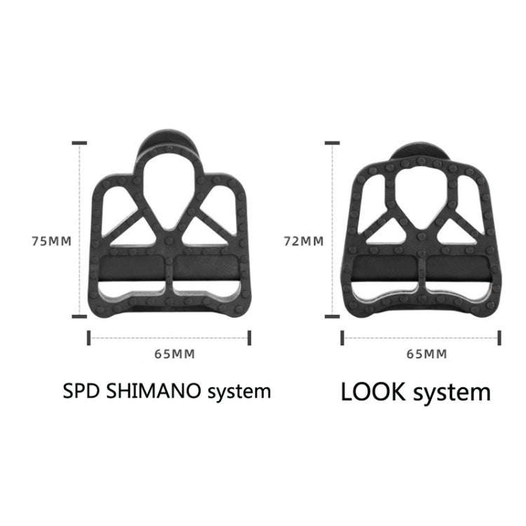 1 Pair PROMEND Road Bike Bicycle Lock Pedal Conversion Piece Nylon Plastic Self-Locking Pedal PDZ...