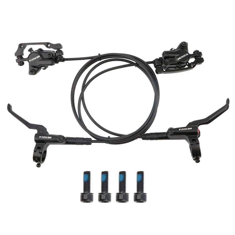 Meroca M800 Bicycle Brake Mountain Bike Universal Bilateral Brake Oil Pressure Disc Brake, Style:...