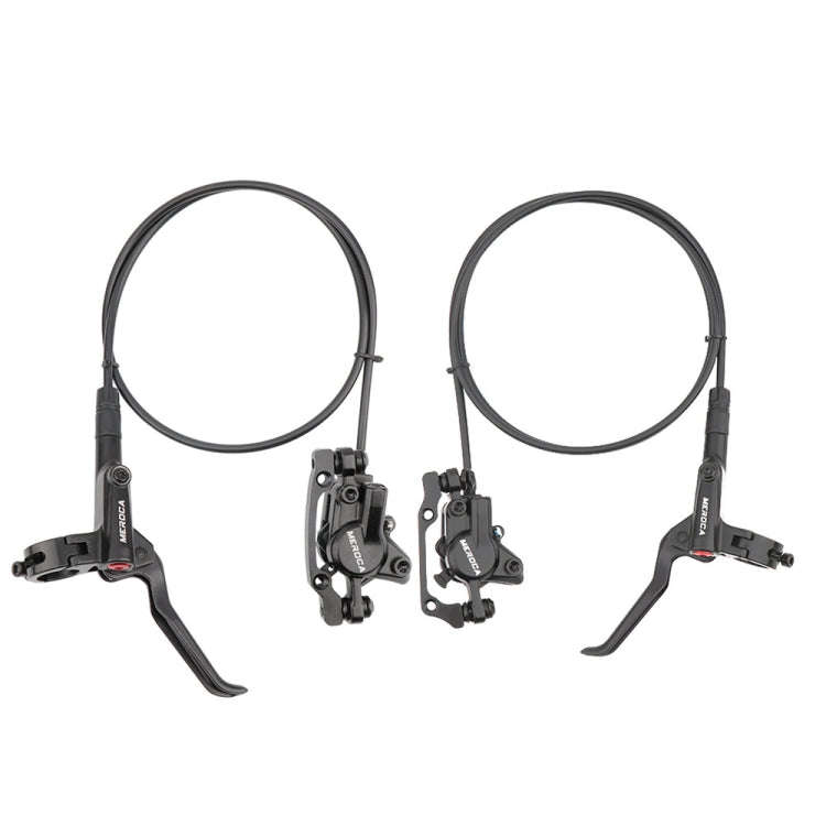 Meroca M800 Bicycle Brake Mountain Bike Universal Bilateral Brake Oil Pressure Disc Brake, Style:...