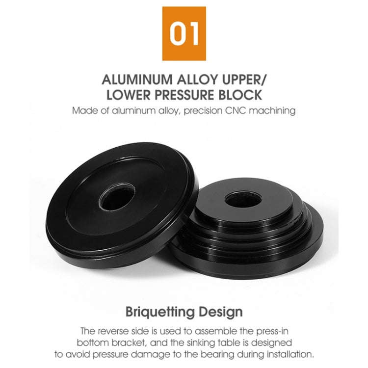 WEST BIKING Bicycle Headset Installation Removal Tools Bike Bottom Bracket Bearing Press Tool Bic...