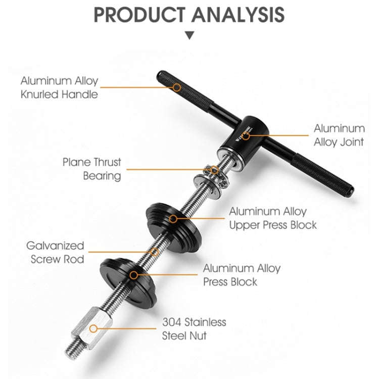 WEST BIKING Bicycle Headset Installation Removal Tools Bike Bottom Bracket Bearing Press Tool Bic...