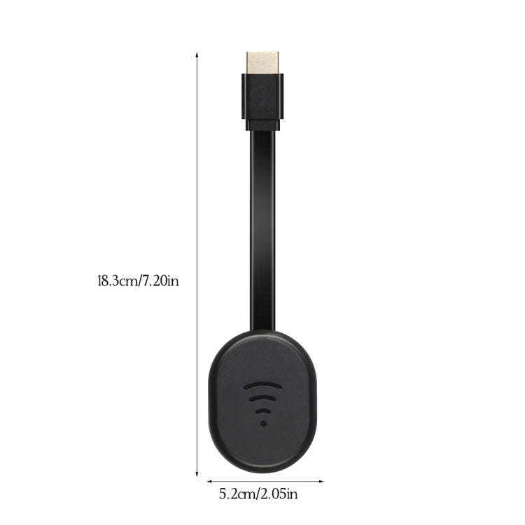 E38 White Wireless WiFi Display Dongle Receiver Airplay Miracast DLNA TV Stick for iPhone, Samsun...