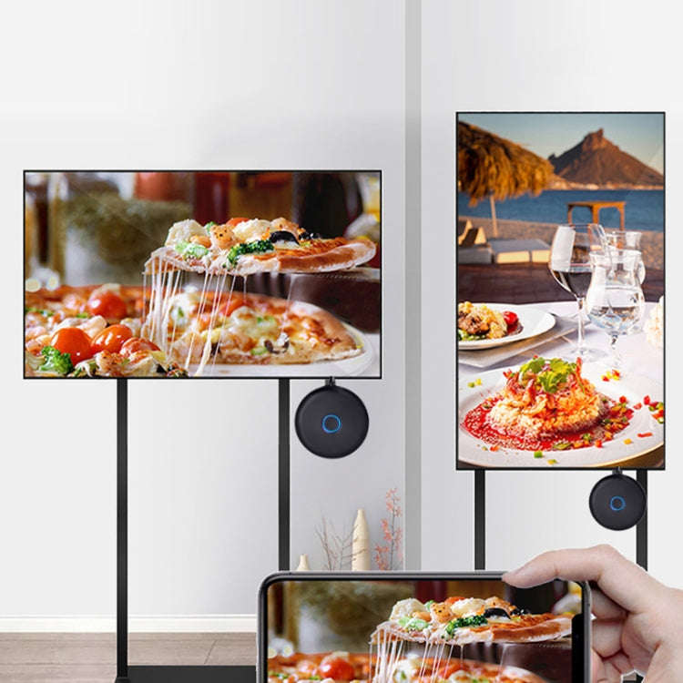 E89BK 2.4GHz / 5GHz WiFi Wireless Display Dongle Receiver Horizontal And Vertical Screen Streamin...
