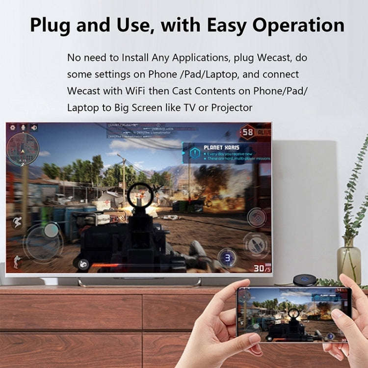 C39K 2.4G  WiFi Wireless Display Dongle Receiver HDTV Stick For Mac IOS Laptop And Android Smartp...