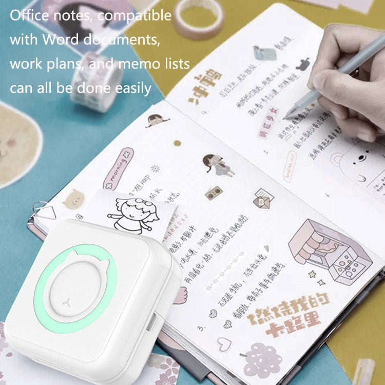 Convenient Pocket Mini Printer Student Wrong Question Thermal Bluetooth Mobile Phone Photo Data N...