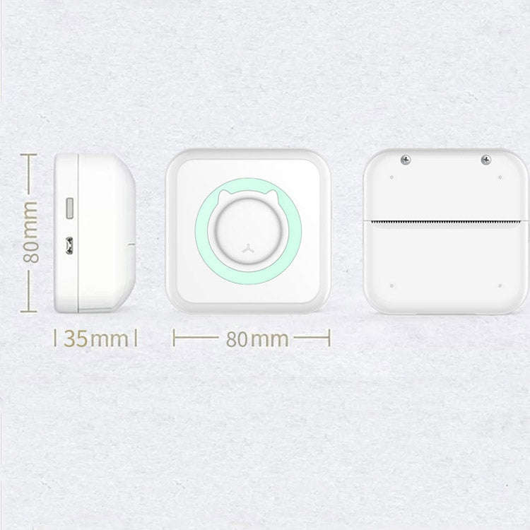 Convenient Pocket Mini Printer Student Wrong Question Thermal Bluetooth Mobile Phone Photo Data N...