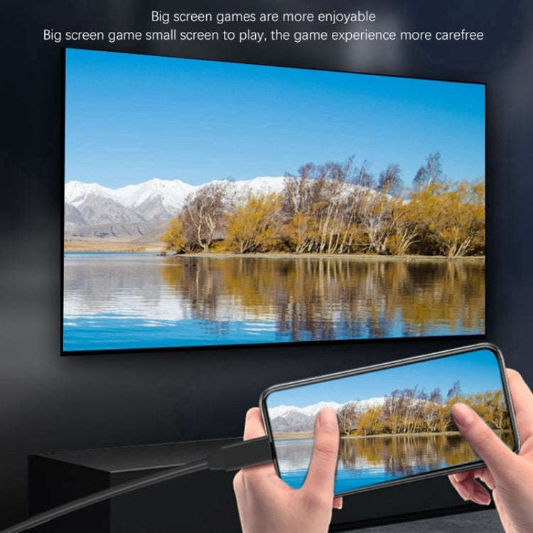 T2 Type C USB To HDMI-Compatible 4K 60Hz HD Cable TV Screen Connector for Phones, Tablets, Laptop...