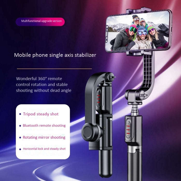 XYK-19017 Smart Anti-Shake Single Axis Stabilizer Retractable Mobile Phone Selfie Stick Video Liv...