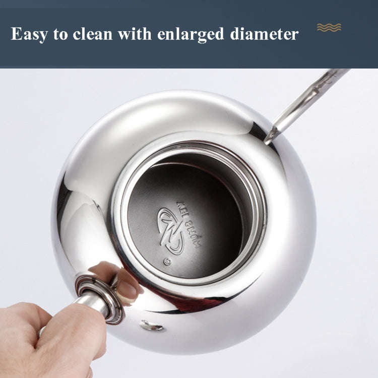 Hand Flush Pot Mocha Coffee Pot Stainless Steel Coffee Pot European Style Stainless Steel Teapot ...