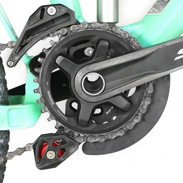 WEST BIKING YP0719259 Mountain Bike Chain Guide Support 32T-38T Gear Piece(Black)