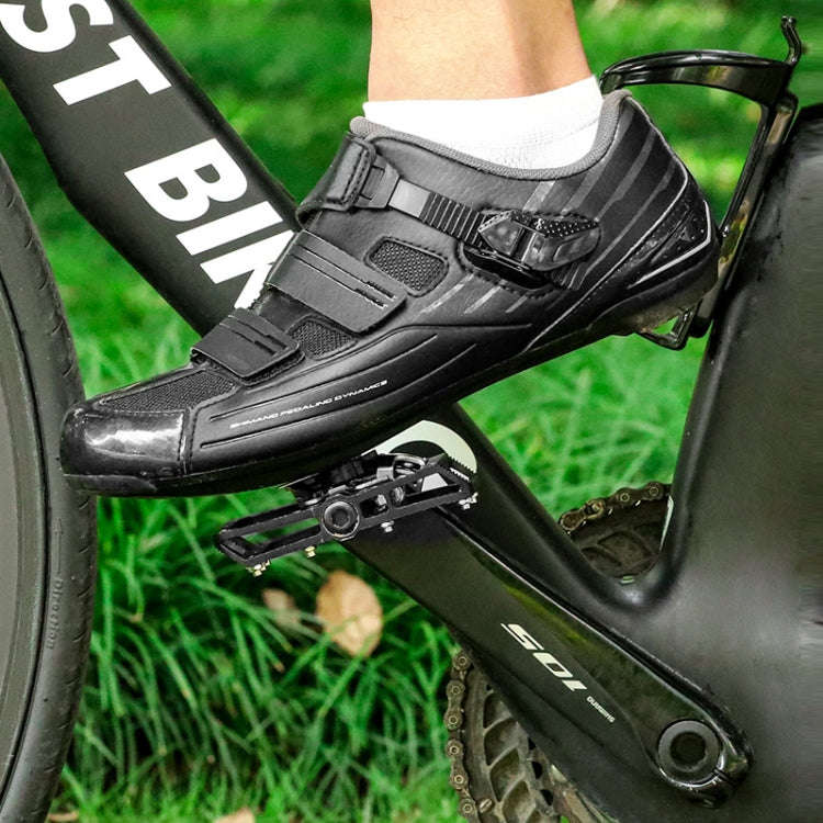 WEST BIKING Bicycle Aluminum Alloy Dual-Purpose Self-Locking Pedals(Black)