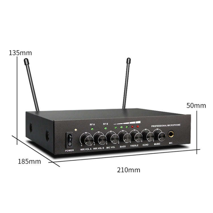 S-16-1 Household Smart TV U Segment Bluetooth Wireless Microphone With Tuning Reverberation 1 In ...