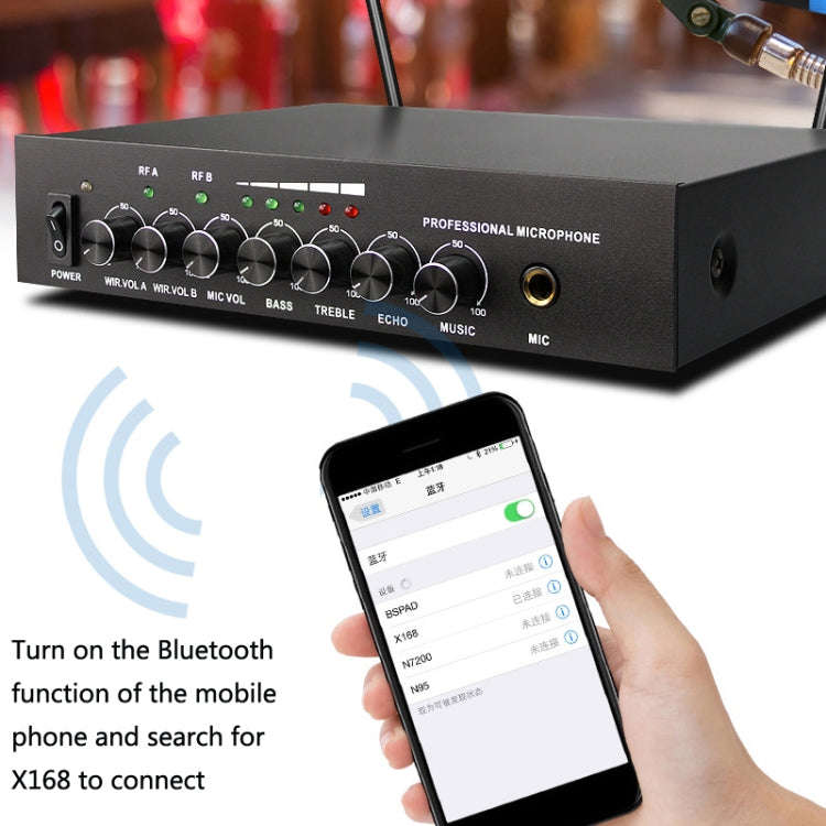S-16-1 Household Smart TV U Segment Bluetooth Wireless Microphone With Tuning Reverberation 1 In ...