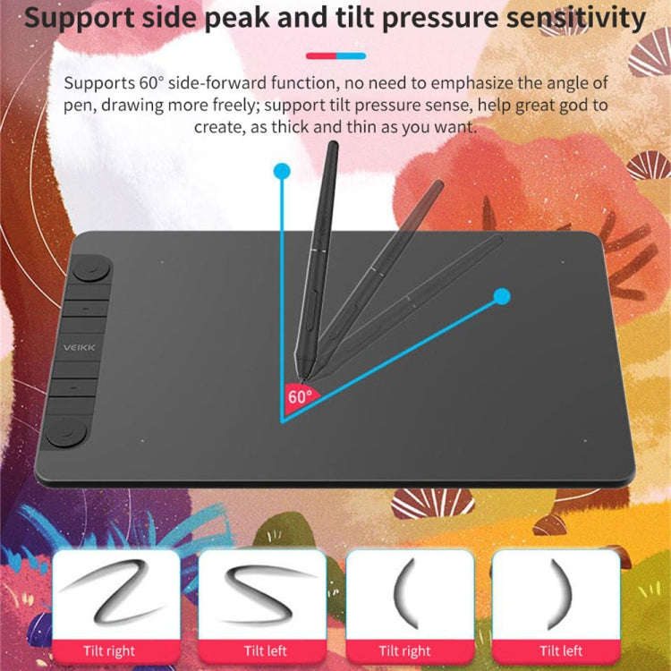 VEIKK VK1060PRO Digital Tablet Hand-Painted Board Electronic Drawing Board Can Connected To Mobil...