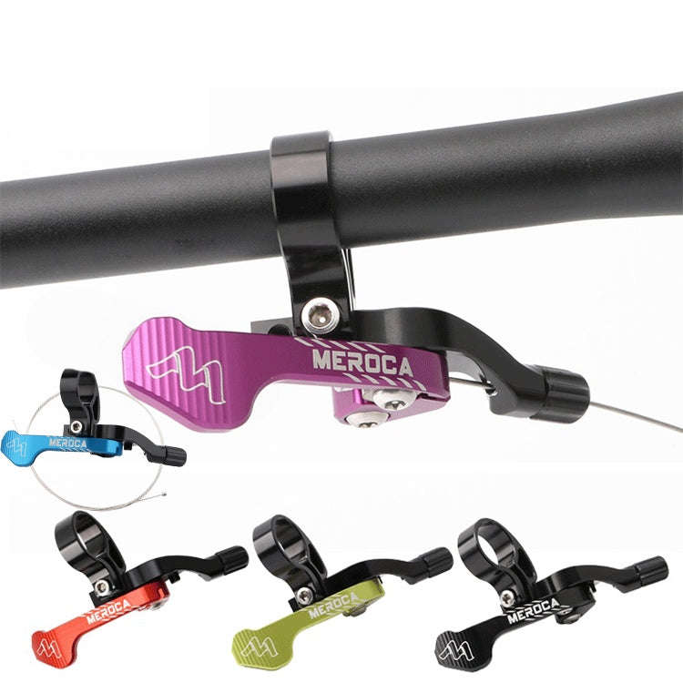 MEROCA Bicycle Telescoping Pipeline Controller Lifting Sitting Pipeline Control Switch(Black Green)