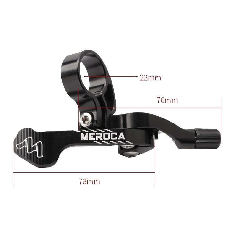 MEROCA Bicycle Telescoping Pipeline Controller Lifting Sitting Pipeline Control Switch(Black Purple)