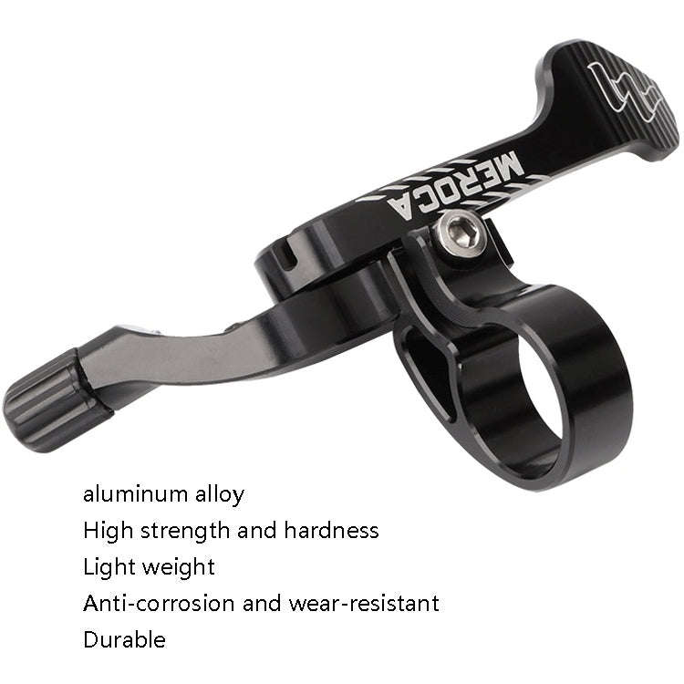 MEROCA Bicycle Telescoping Pipeline Controller Lifting Sitting Pipeline Control Switch(Black Green)