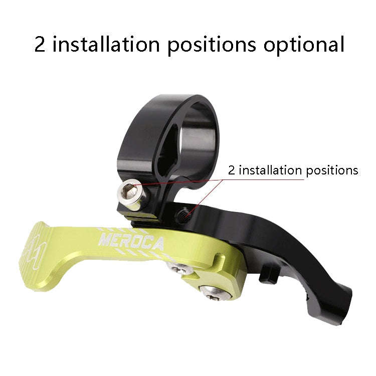 MEROCA Bicycle Telescoping Pipeline Controller Lifting Sitting Pipeline Control Switch(Black Blue)
