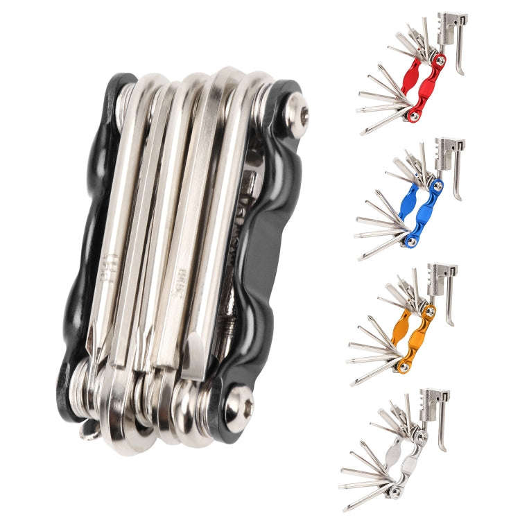BG-9835D Bicycle Multi-Function Maintenance Curved 11 In 1 Tool Mountain Highway Bike With Interc...