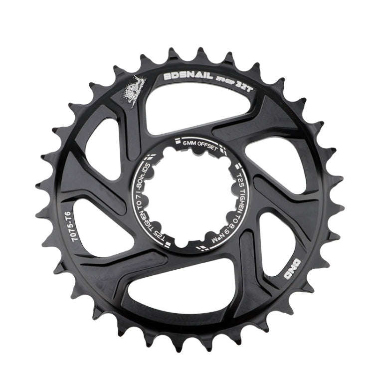 BDSNAIL Mountain Bike Single Disk GXP Direct-Shaped Integrated Disk Positive And Negative Tooth D...