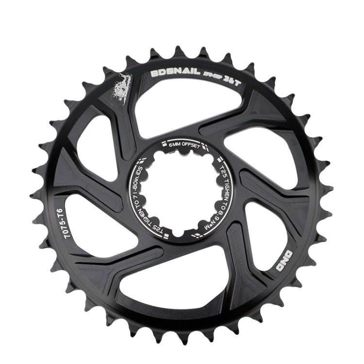 BDSNAIL Mountain Bike Single Disk GXP Direct-Shaped Integrated Disk Positive And Negative Tooth D...