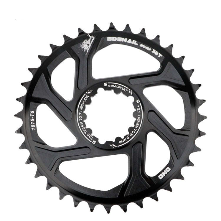 BDSNAIL Mountain Bike Single Disk GXP Direct-Shaped Integrated Disk Positive And Negative Tooth D...
