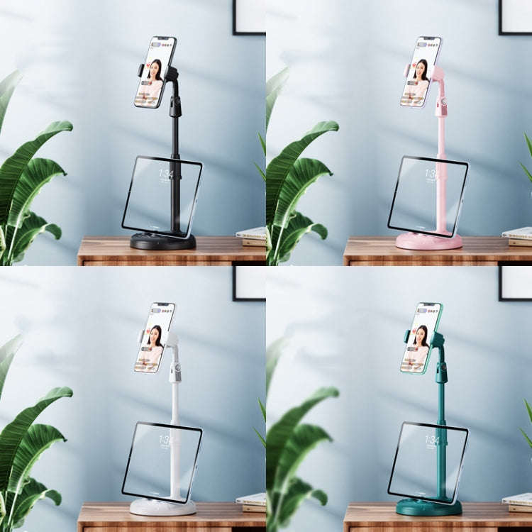 Cat Claw Telescopic Mobile Phone Holder Multifunctional Desktop Live Lazy Bracket(Snow White)