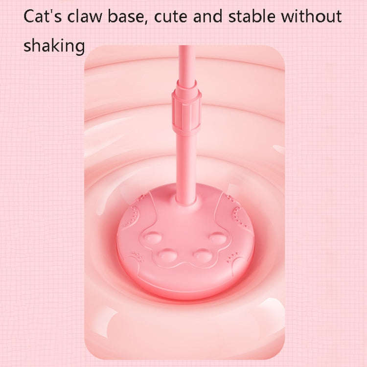Cat Claw Telescopic Mobile Phone Holder Multifunctional Desktop Live Lazy Bracket(Snow White)