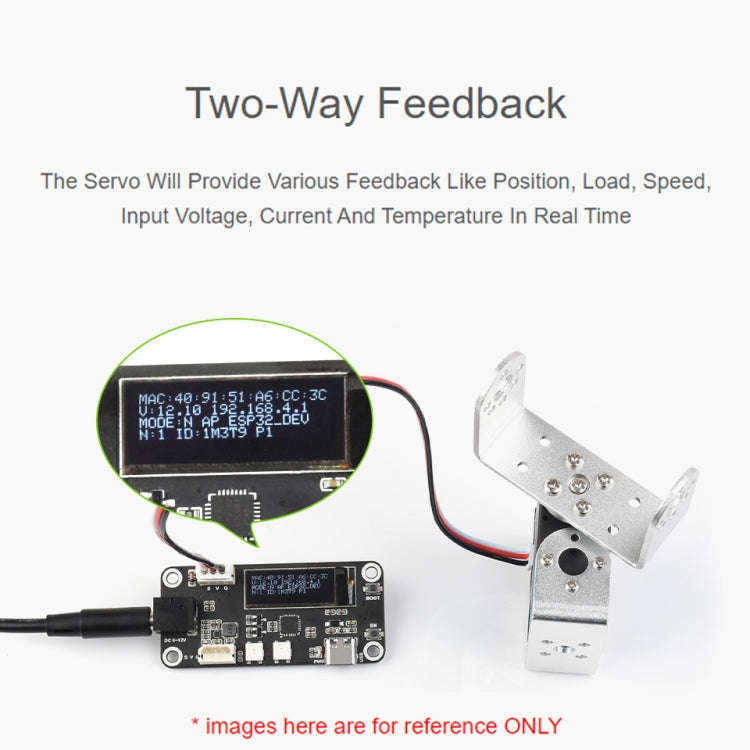 Waveshare 24703 25kg.cm Wide Range Voltage ST3020 Serial Bus Aervo
