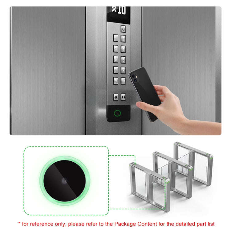 Waveshare 25515 Round 2D Codes Scanner Module Barcode/QR Code Reader, With LED Indicator