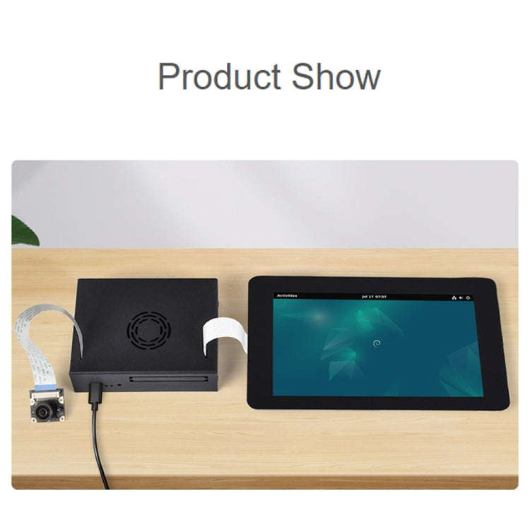 Waveshare 25311 Metal Case For VisionFive2 Board, With Cooling Fan