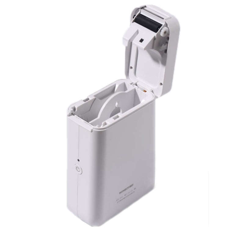 NIIMBOT D101 Handheld Portable Bluetooth Smart No Ink Label Printer, Model: Standard+2 Roll White...