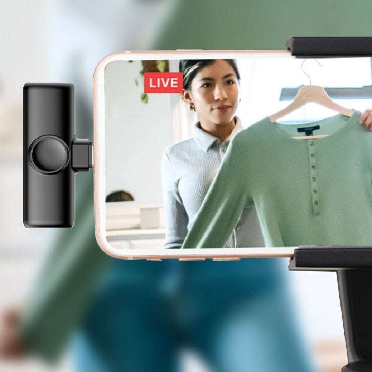 Type-C 1 To 1 Lavalier Wireless Microphone Mobile Phone Live Video Shooting Small Microphone