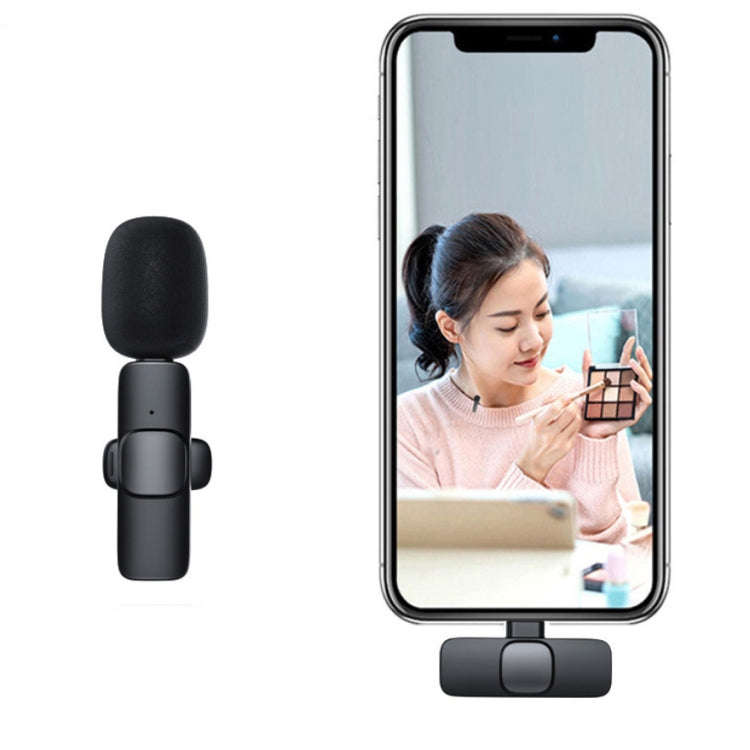 Lavalier Wireless Microphone Mobile Phone Live Video Shooting Small Microphone, Specification: Ty...