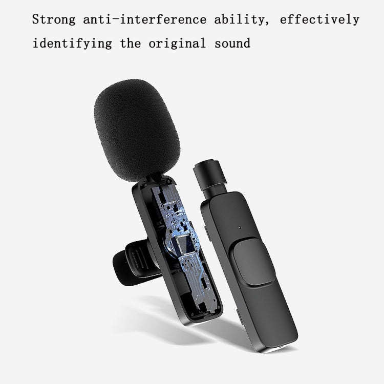 Lavalier Wireless Microphone Mobile Phone Live Video Shooting Small Microphone, Specification: Ty...