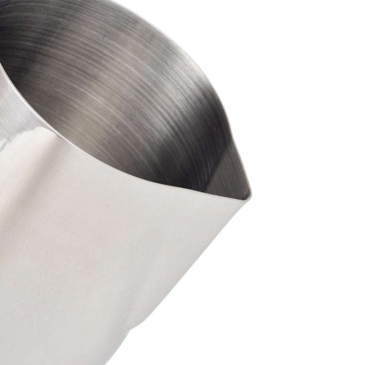 350ml  Inner Scale Pull Flower Cup Stainless Steel Milk Foam Cup Coffee Utensils